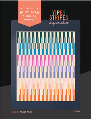 Complimentary Download for Yipes Stripes by Melody Miller, 60" x 72"