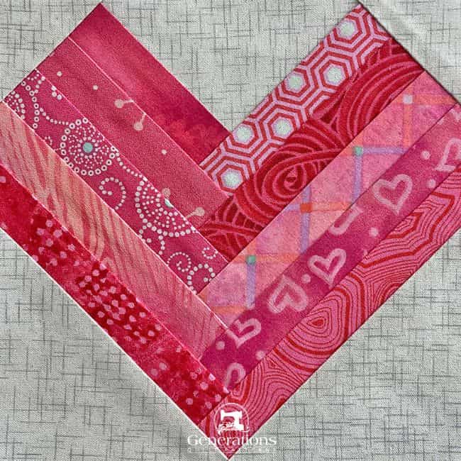 Free heart quilt block tutorial Free heart quilt block tutorial
