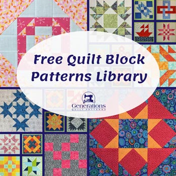 Types Of Quilt Block Poster Fullsize 24x36, 32x48 inches