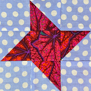 Friendship Star quilt block tutorial