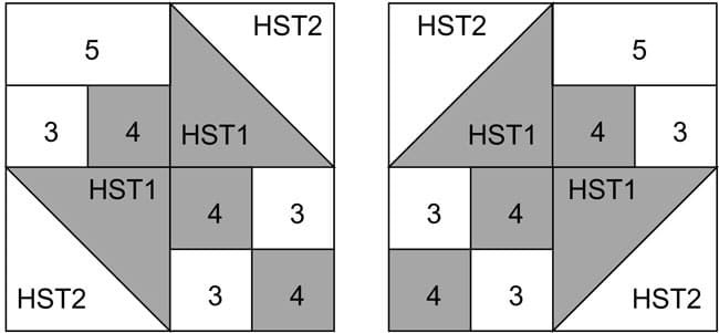 Mirror-image Corner units Mirror-image Corner units