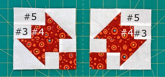 A pair of mirror-image Corners after stitching A pair of mirror-image Corners after stitching