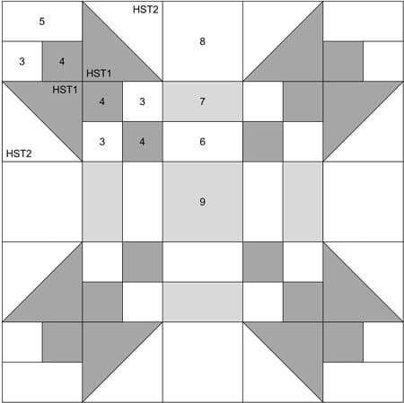 Game Cocks quilt block design Game Cocks quilt block design