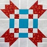 Gamecocks quilt block tutorial in 5 sizes