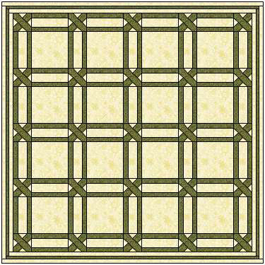 Garden Maze quilt design