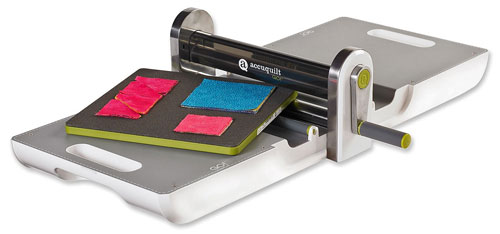 Go! Fabric Cutter includes Value Die, cutting mat and die pick