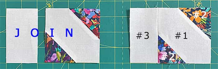 Add a #3 to the left side of a Folded Corner unit Add a #3 to the left side of a Folded Corner unit