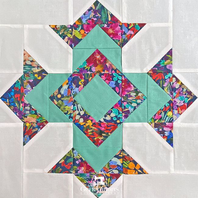 The God's Eye quilt block