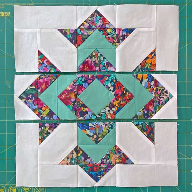 The units are stitched into rows The units are stitched into rows