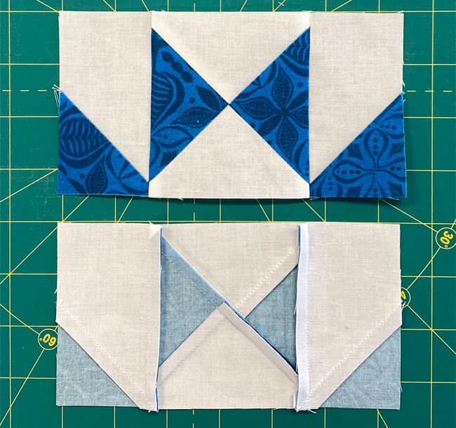 Sew the units together