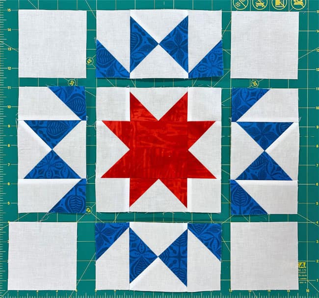 All the units arranged in the Green Mountain Star design All the units arranged in the Green Mountain Star design