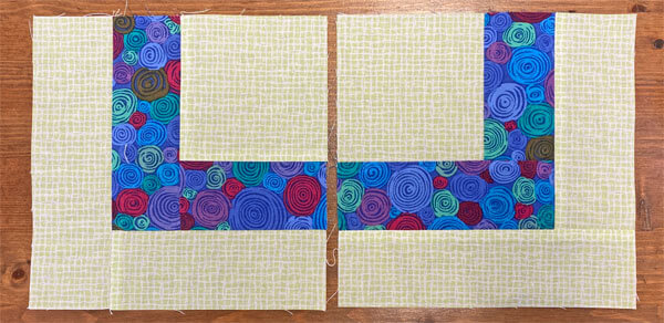 After sewing #4 and #5