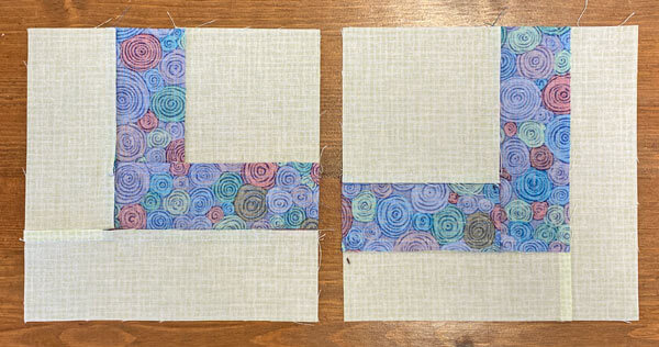 Our Half Log Cabin from the back after adding #4 and #5