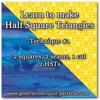 Easy Half Square Triangle Instructions How To Make A Perfect Triangle Square,Grilled Pears With Goat Cheese