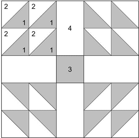 Handy Andy quilt block design Handy Andy quilt block design