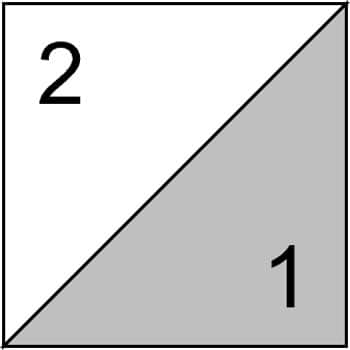 Half Square Triangle unit Half Square Triangle unit