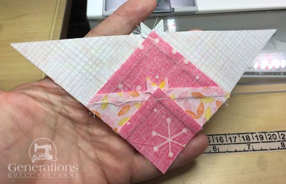 Stitch with #1/#2/#3/#4/#5/#6 on top Stitch with #1/#2/#3/#4/#5/#6 on top