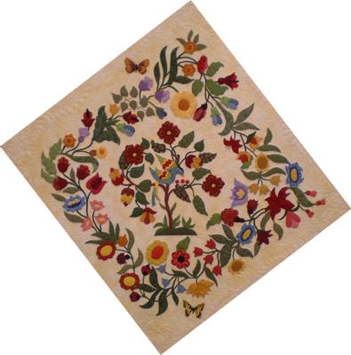 Close-up of center medallion