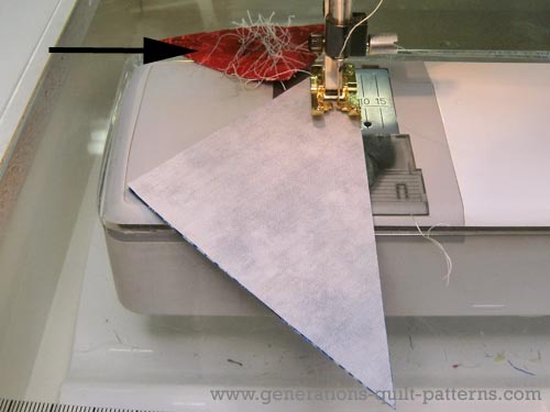 Stitch with a 1/4" seam allowance Stitch with a 1/4" seam allowance