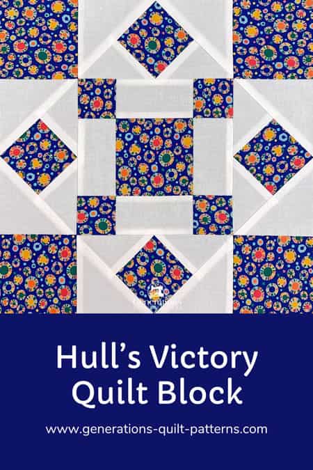 Pin this Hull's Victory quilt block tutorial for later Pin this Hull's Victory quilt block tutorial for later