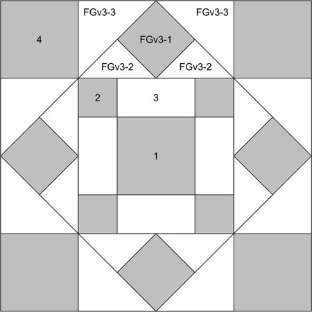 Hull's Victory quilt block design Hull's Victory quilt block design