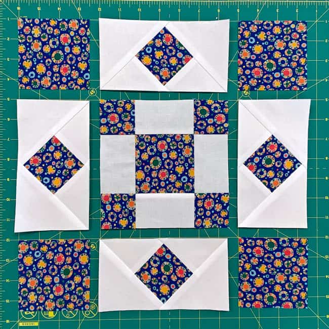 Arrange your patches into the Hull's Victory design Arrange your patches into the Hull's Victory design