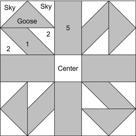 Jack in the Box quilt block design Jack in the Box quilt block design
