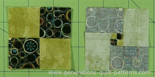 Twirl the seam allowances to reduce bulk in the center