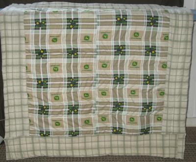 The back of the quilt