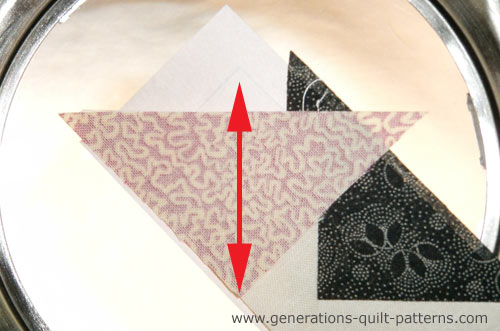 Position #6, right sides together with #6. Position #6, right sides together with #6.