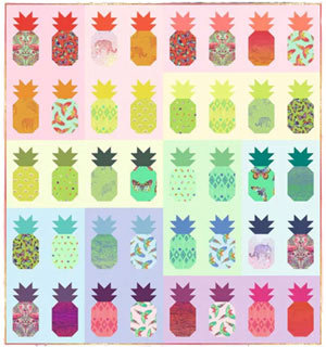Pining for You Quilt Kit by Tula Pink, finishes at 72” x 77&#189;”