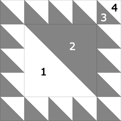 Lady of the Lake patchwork design