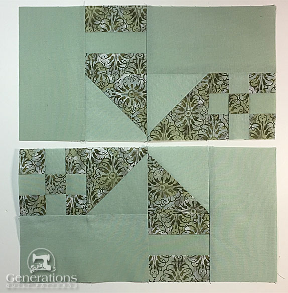 Sew into rows Sew into rows