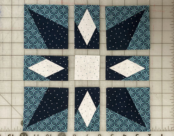 CBs, DiaRs and cut center square arranged to form the Lasting Blossom design CBs, DiaRs and cut center square arranged to form the Lasting Blossom design