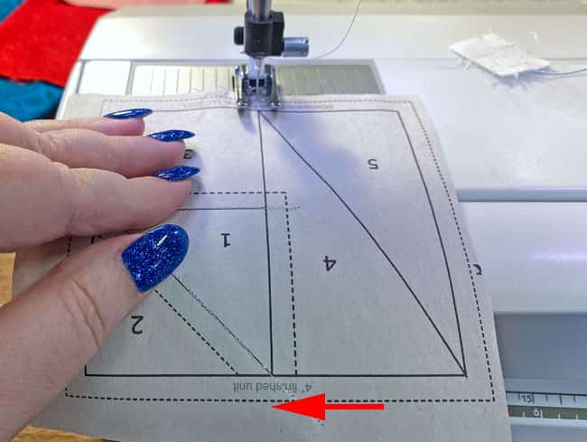 Sew #4 to #1/#3 Sew #4 to #1/#3