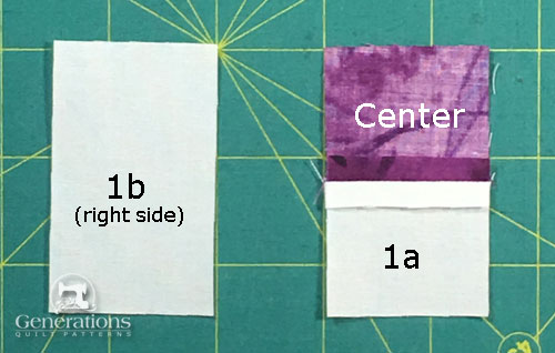 1b and the Center/1a units are ready to layer.