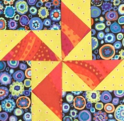 Louisiana quilt block tutorial, choose paper piecing or traditional methods