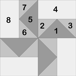 Louisiana patchwork design