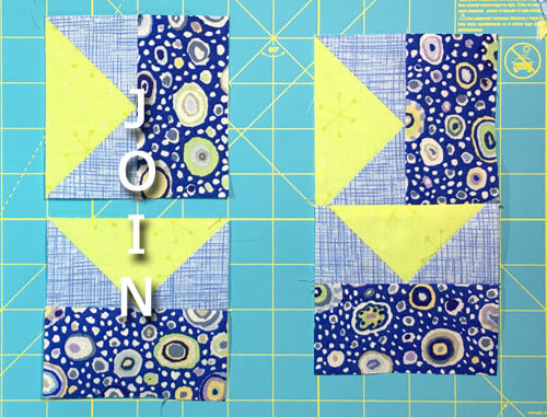 Create the half blocks