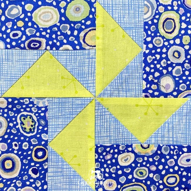 The traditionally pieced Louisiana quilt block tutorial begins here