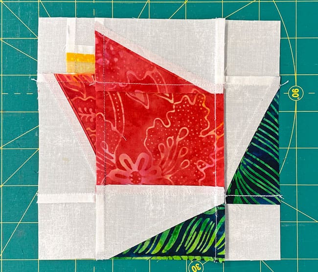 Our sample Magnolia Bud block from the backside Our sample Magnolia Bud block from the backside