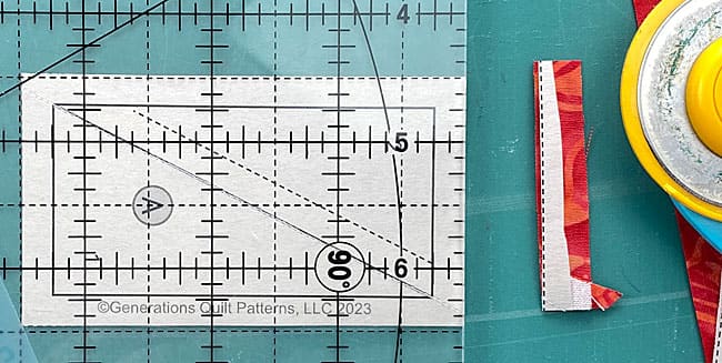 Making the final trim cut on an HRT Making the final trim cut on an HRT