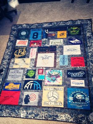 Mariah's Tee Shirt Quilt