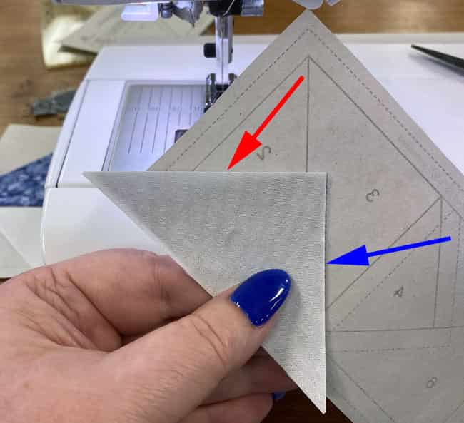 Position the #2 patch RST wutg #1