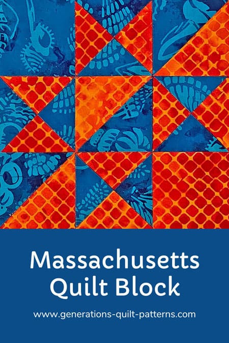 Pin this Massachusetts quilt block tutorial Pin this Massachusetts quilt block tutorial