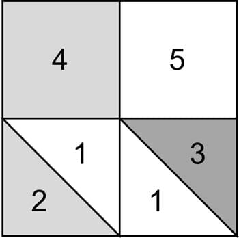 A corner unit A corner unit