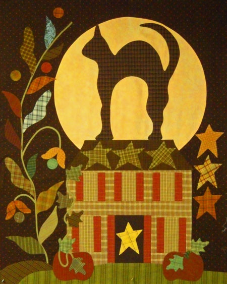 Midnight Silhouette, quilt pattern by Blackbird Designs