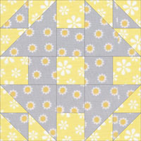 Click here for instructions to make this Monkey Wrench quilt block