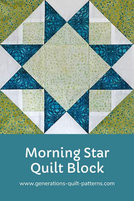Pin this Morning Star quilt block tutorial Pin this Morning Star quilt block tutorial