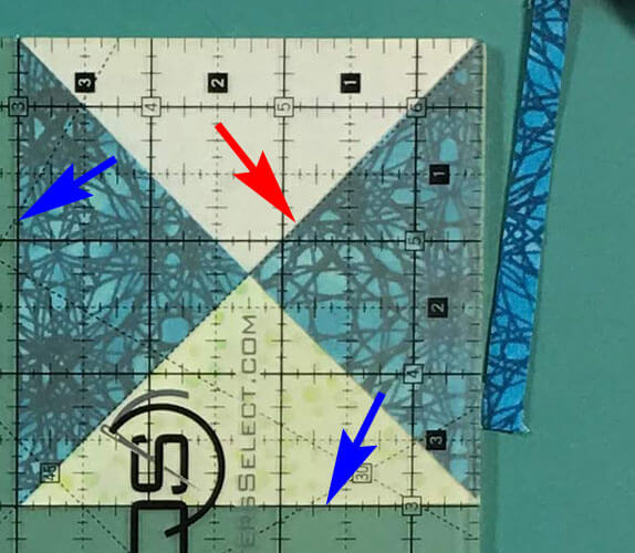 The QST is trimmed The QST is trimmed